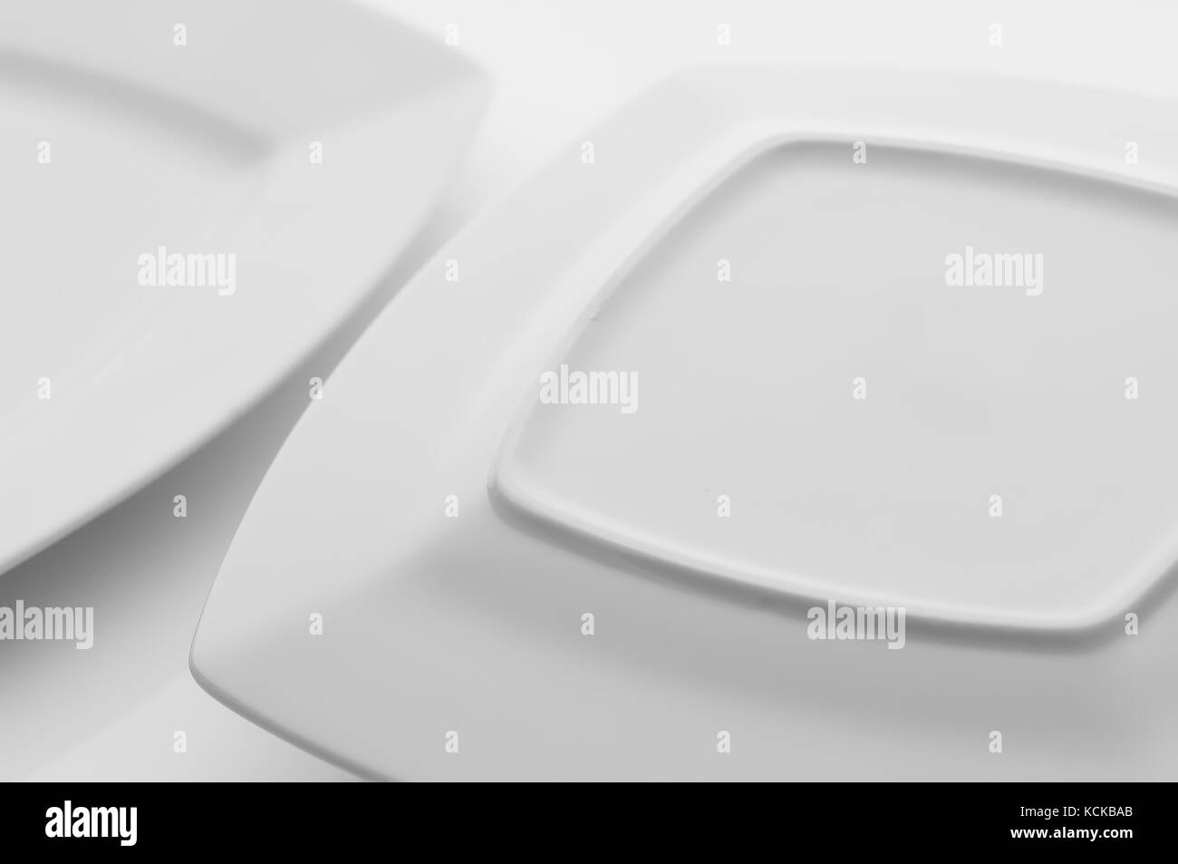 kitchen and restaurant utensils, plates, on a light background Stock Photo Alamy