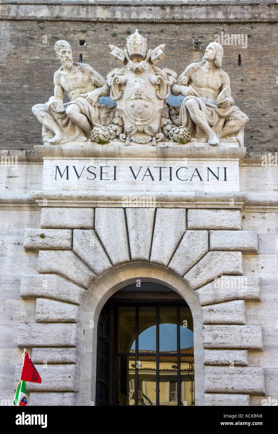 Vatican city,Vatican Museum main door decoration Stock Photo