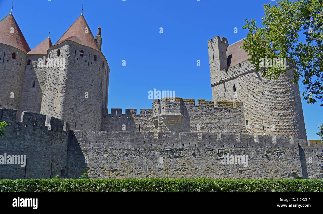 Carcassonne, City walled of cultural and architectural interest Stock ...
