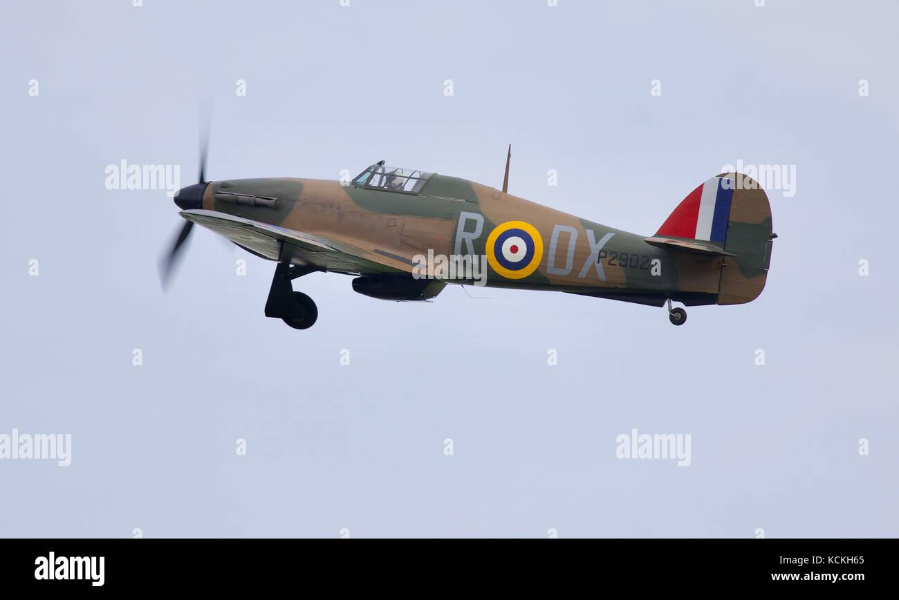 Hawker Hurricane GROBT is a Dunkirk veteran which crash land in May