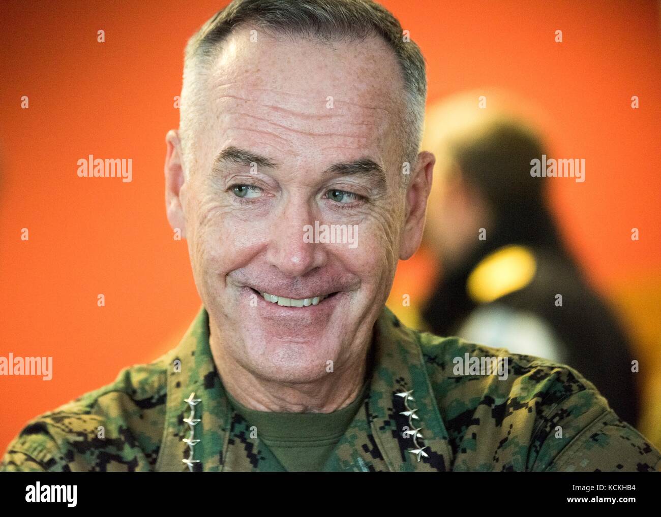 U.S. Joint Chiefs of Staff Chairman Joseph Dunford visits a Royal
