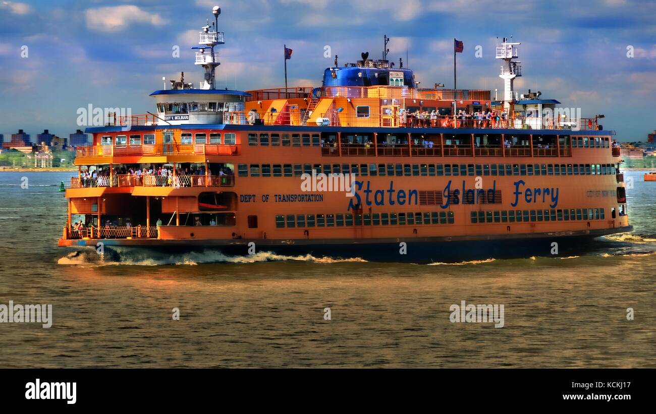 Staten Island Ferry Boat Stock Photo - Alamy