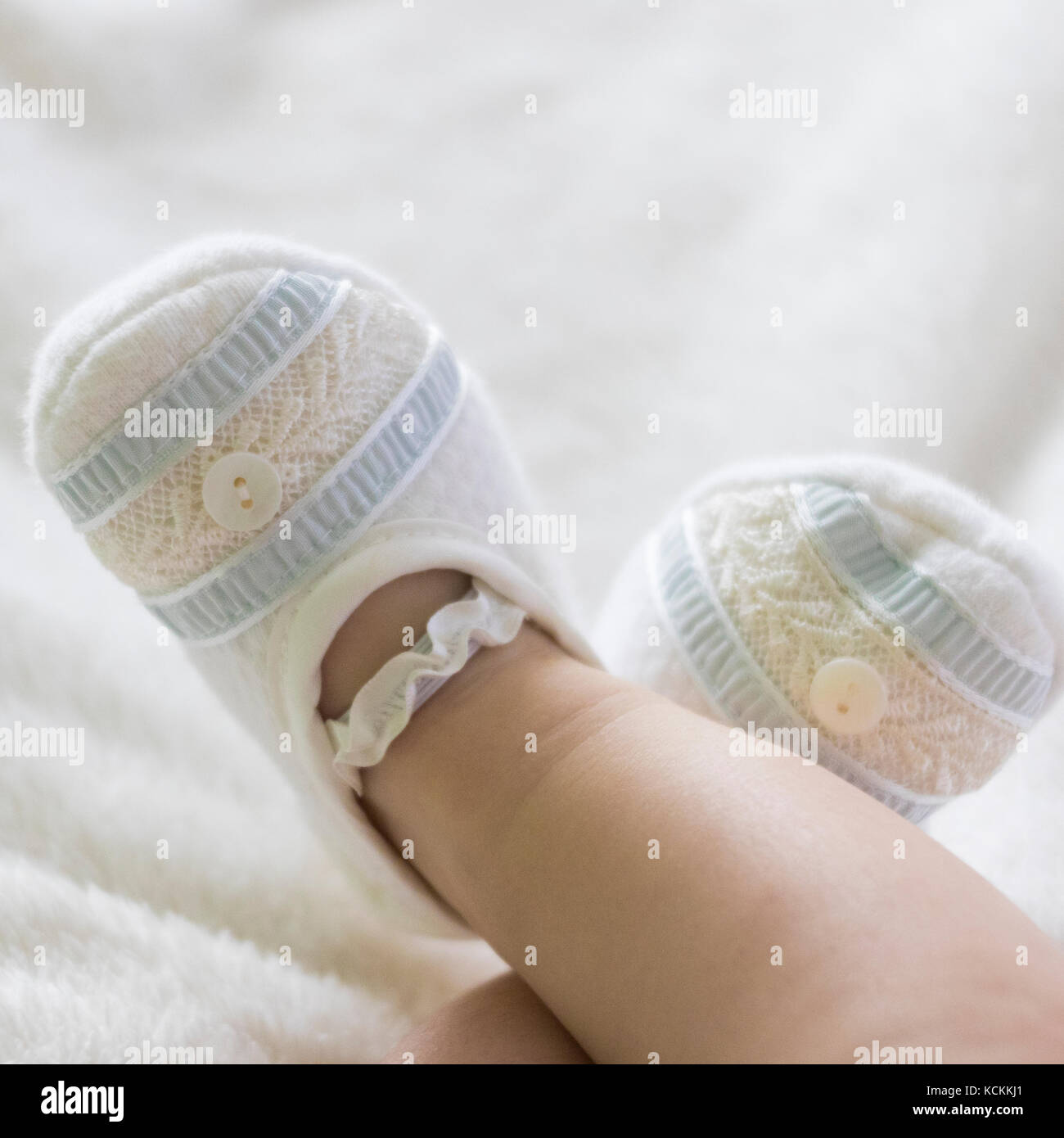 baby baptism shoes Stock Photo - Alamy