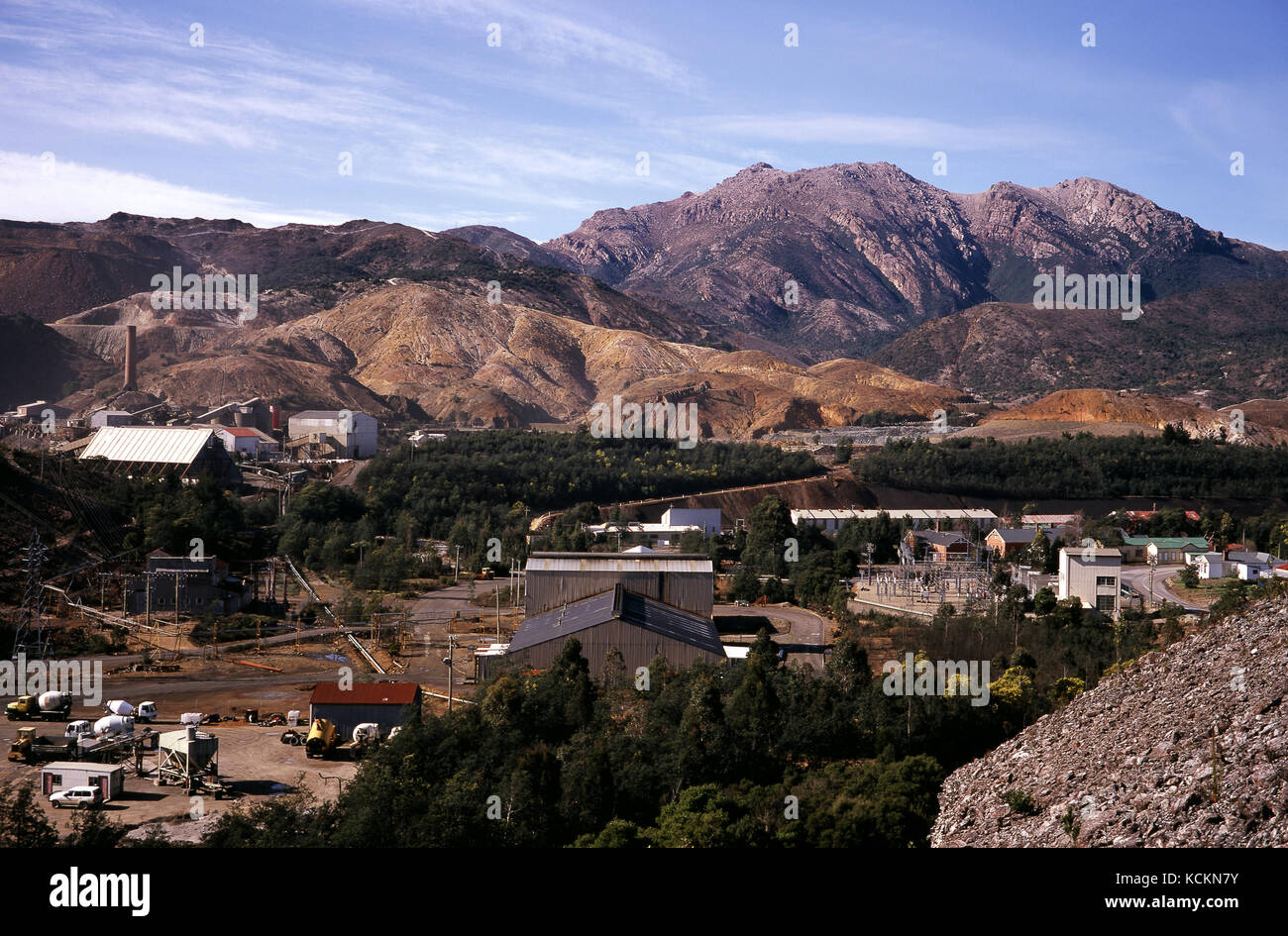 Mount Lyell copper mine, more recently called Copper Mines of Tasmania