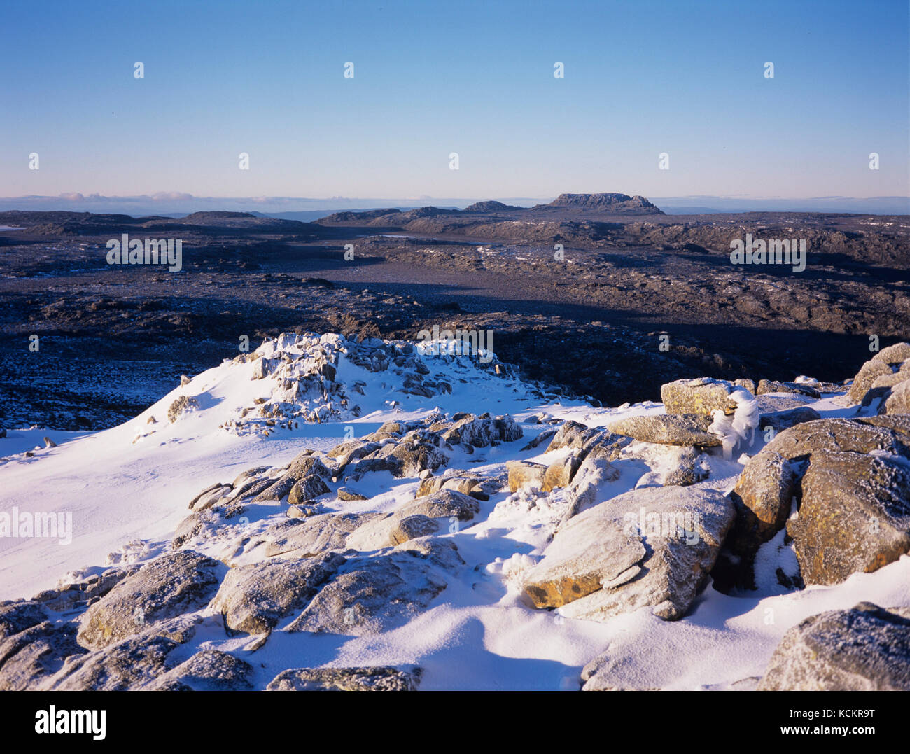 Ben Lomond, 1572 m, the secondhighest mountain the State, wth Stacks