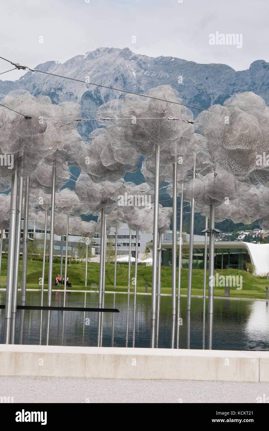 The Crystal Cloud Garden at the Swarovski Crystal Worlds, Wattens, Austria  Stock Photo - Alamy