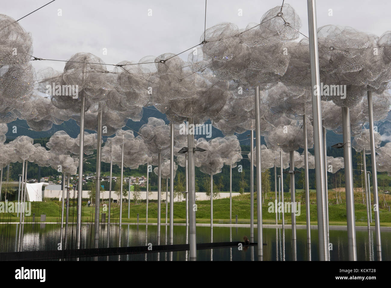 The Crystal Cloud Garden at the Swarovski Crystal Worlds, Wattens Stock  Photo - Alamy