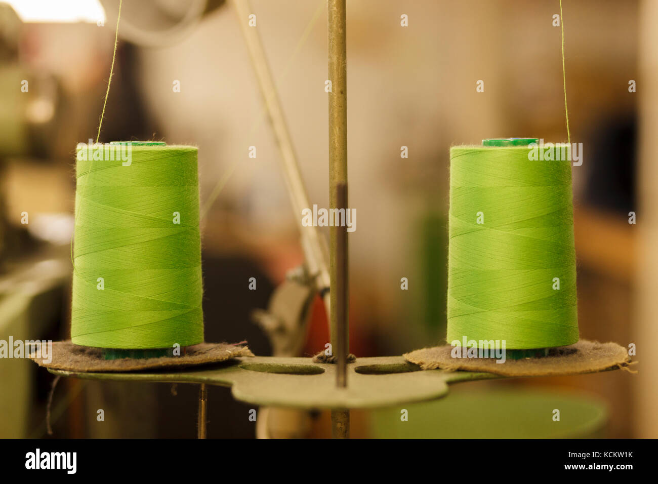 Sewing machine thread Stock Photo Alamy