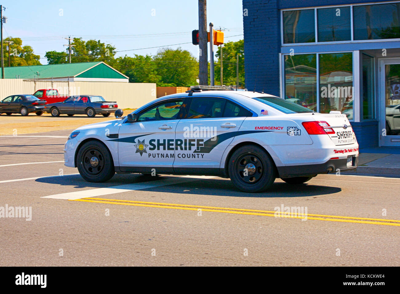 Local sheriff vehicle from Putnam County in Lebanon TN, USA Stock Photo