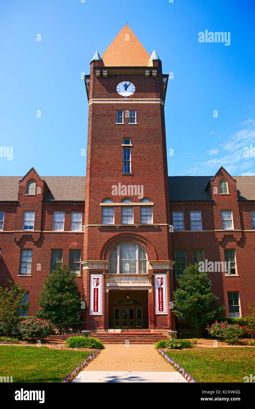 Cumberland University Memorial Hall in Lebanon TN, USA Stock Photo Alamy