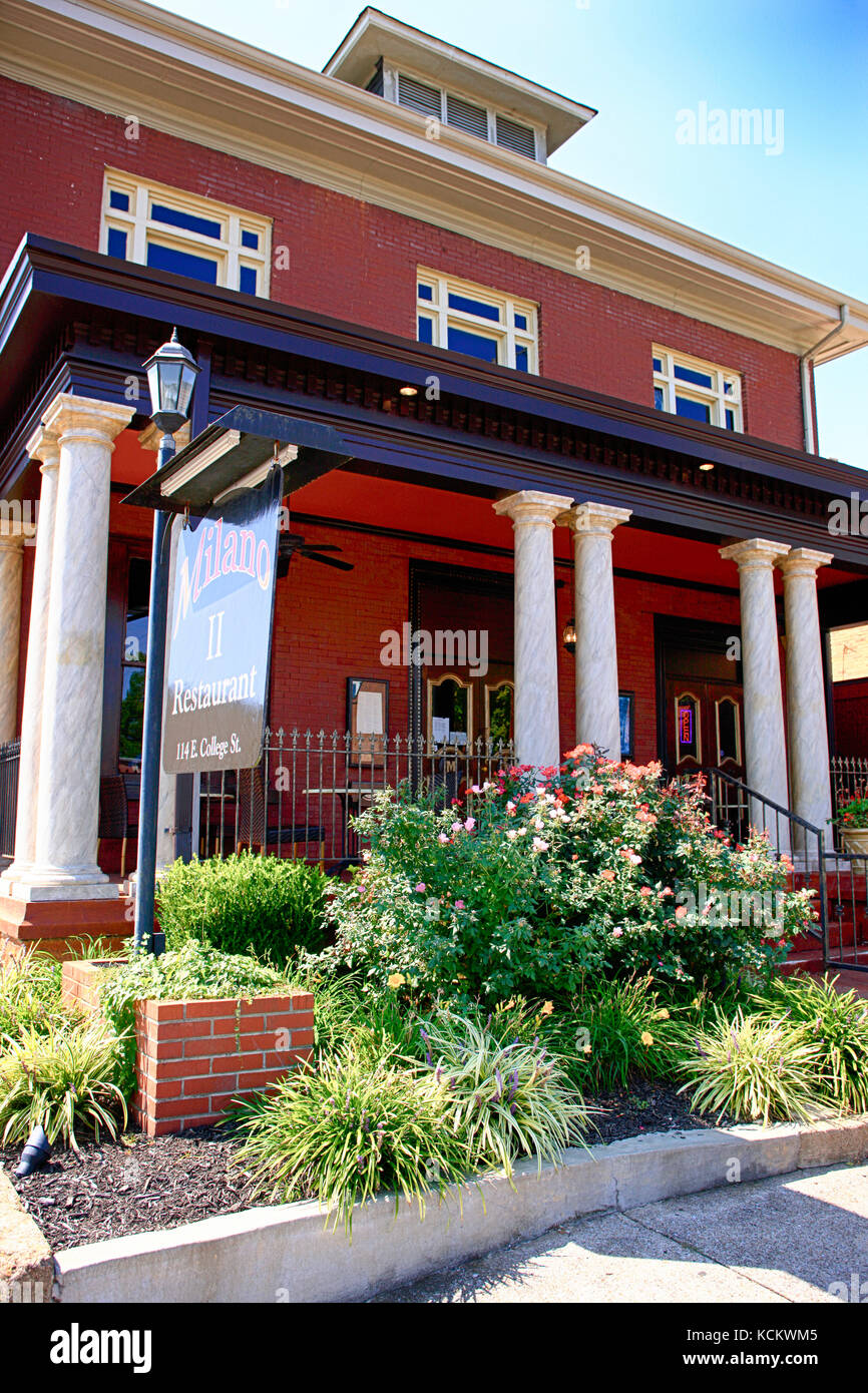 The Milano II Fine Dining Restaurant on E. College St in Murfreesboro