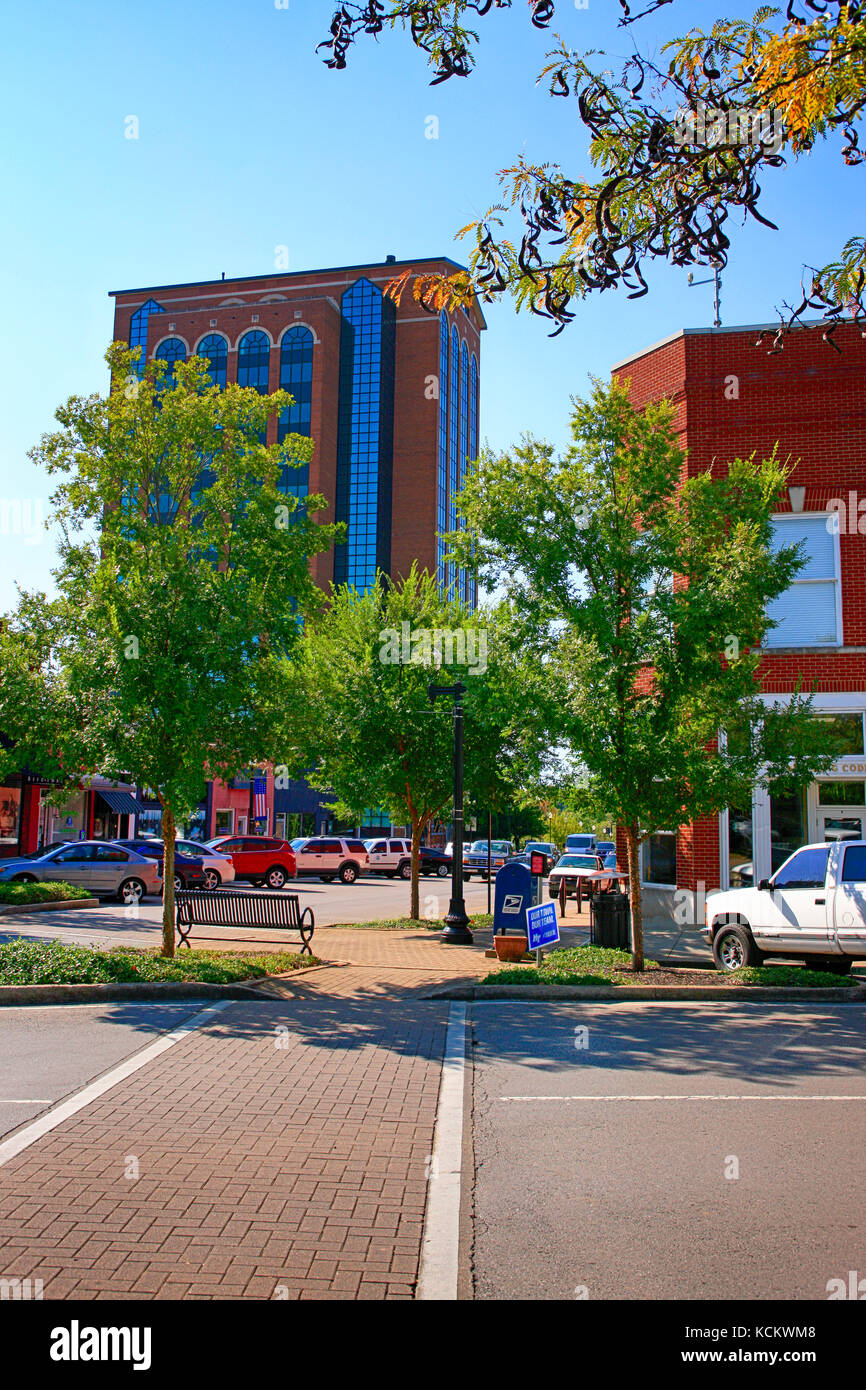 The City Center Building aka the Swanson Building, the tallest in Murfreesboro TN, USA Stock Photo