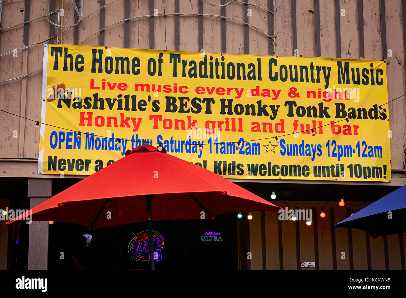 The Nashville Palace honky tonk bar and grill in East Nashville TN, USA