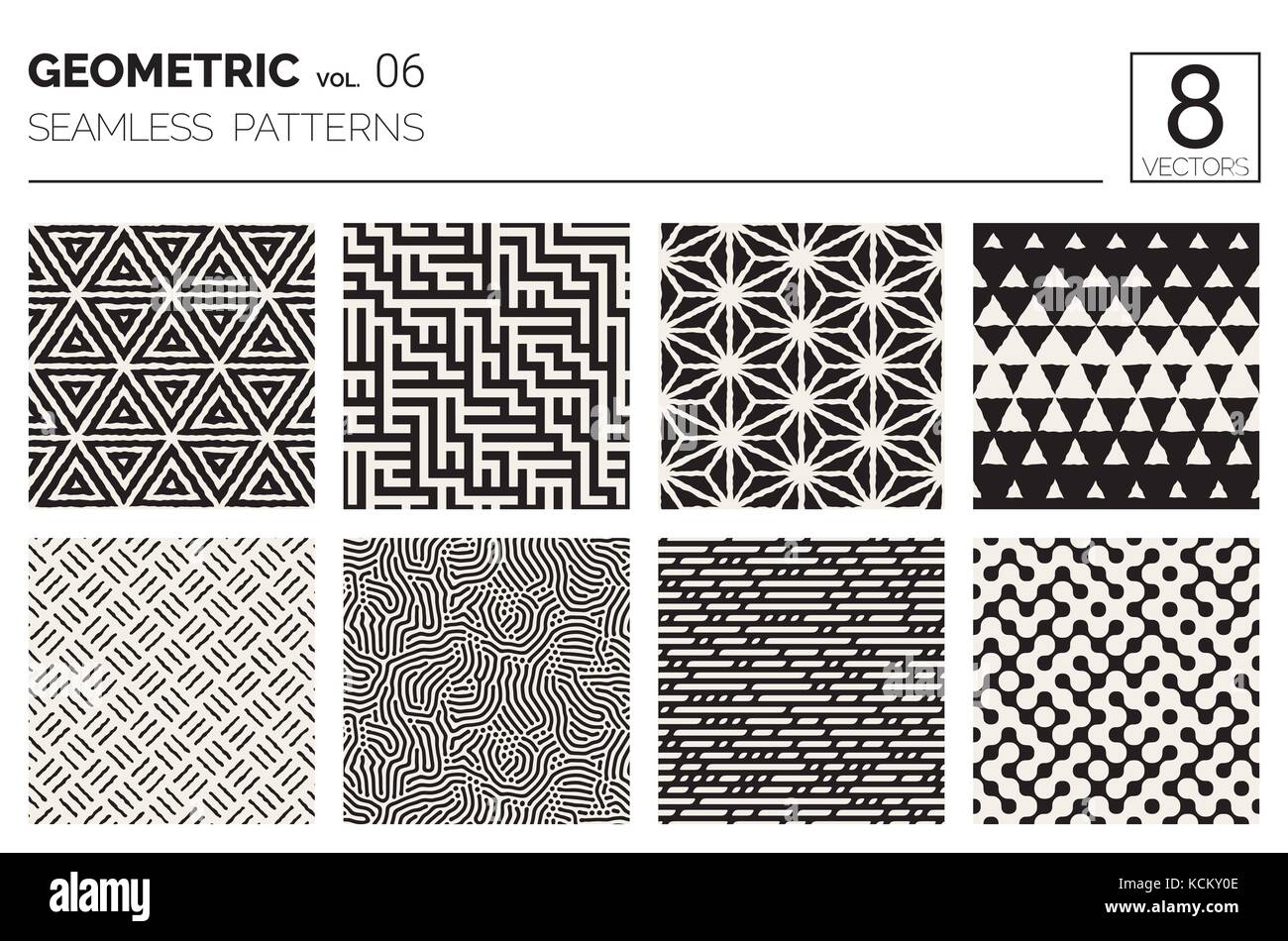 Minimal geometric seamless patterns set Stock Vector Image & Art - Alamy