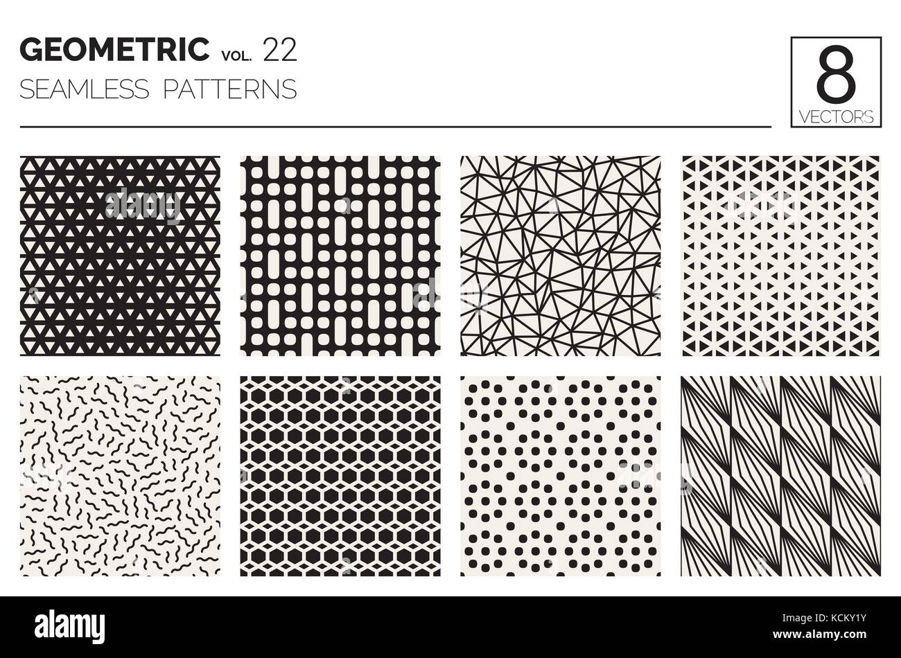 Minimal geometric seamless patterns set Stock Vector Image & Art - Alamy