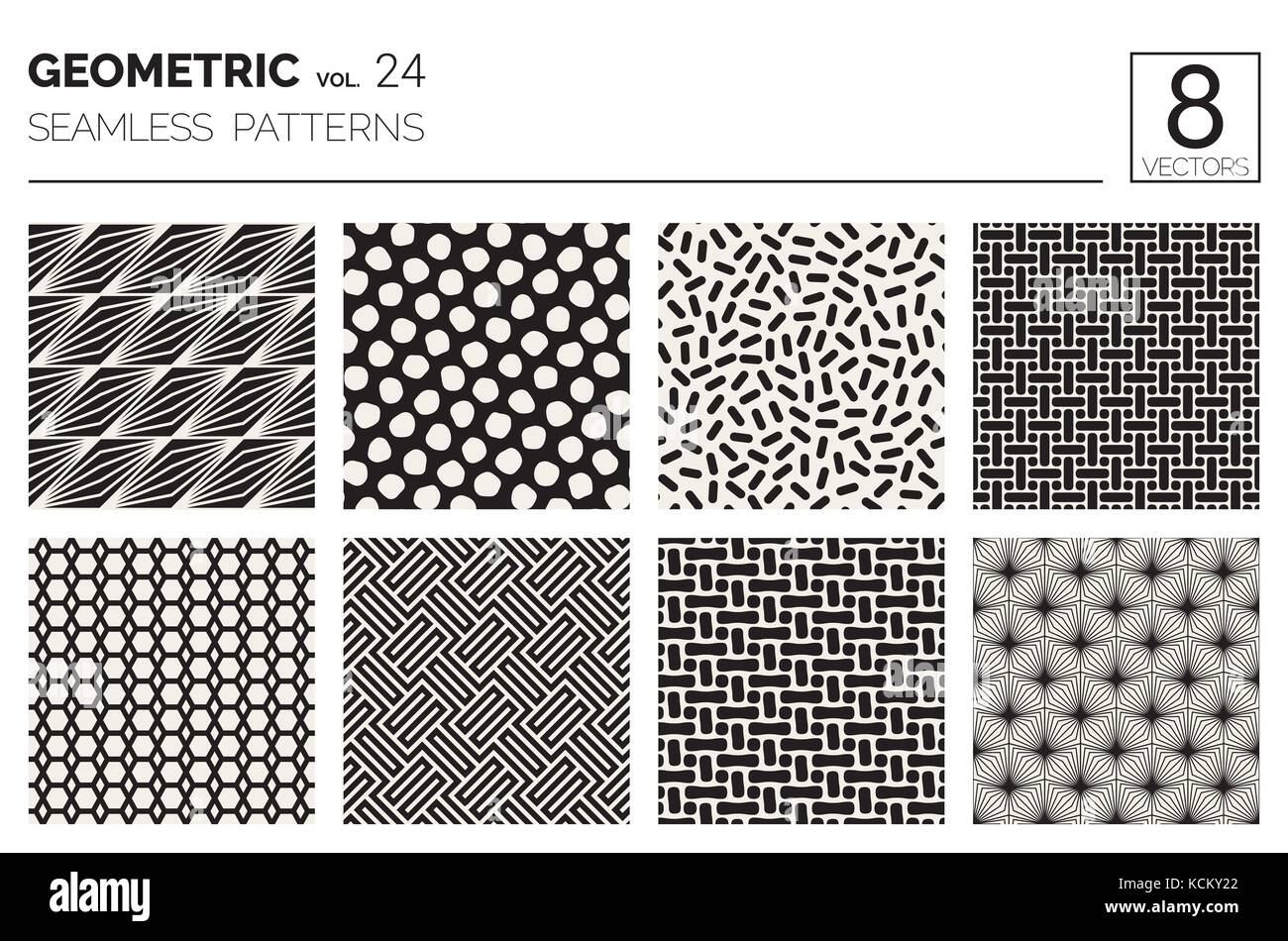 Minimal geometric seamless patterns set Stock Vector Image & Art - Alamy