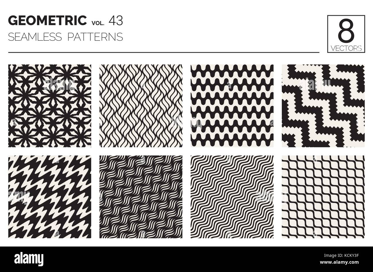 Minimal geometric seamless patterns set Stock Vector Image & Art - Alamy