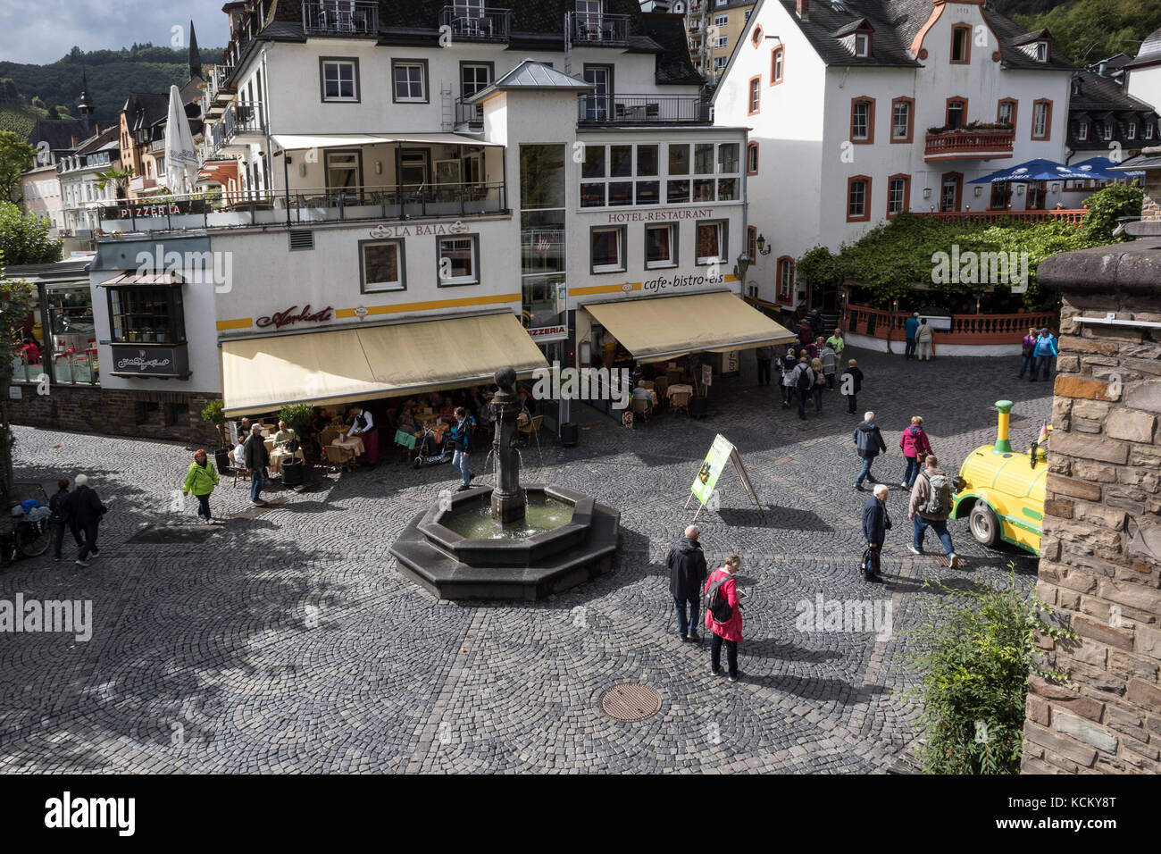 The town of Cochem, in the Mosel Valley, Germany Stock Photo