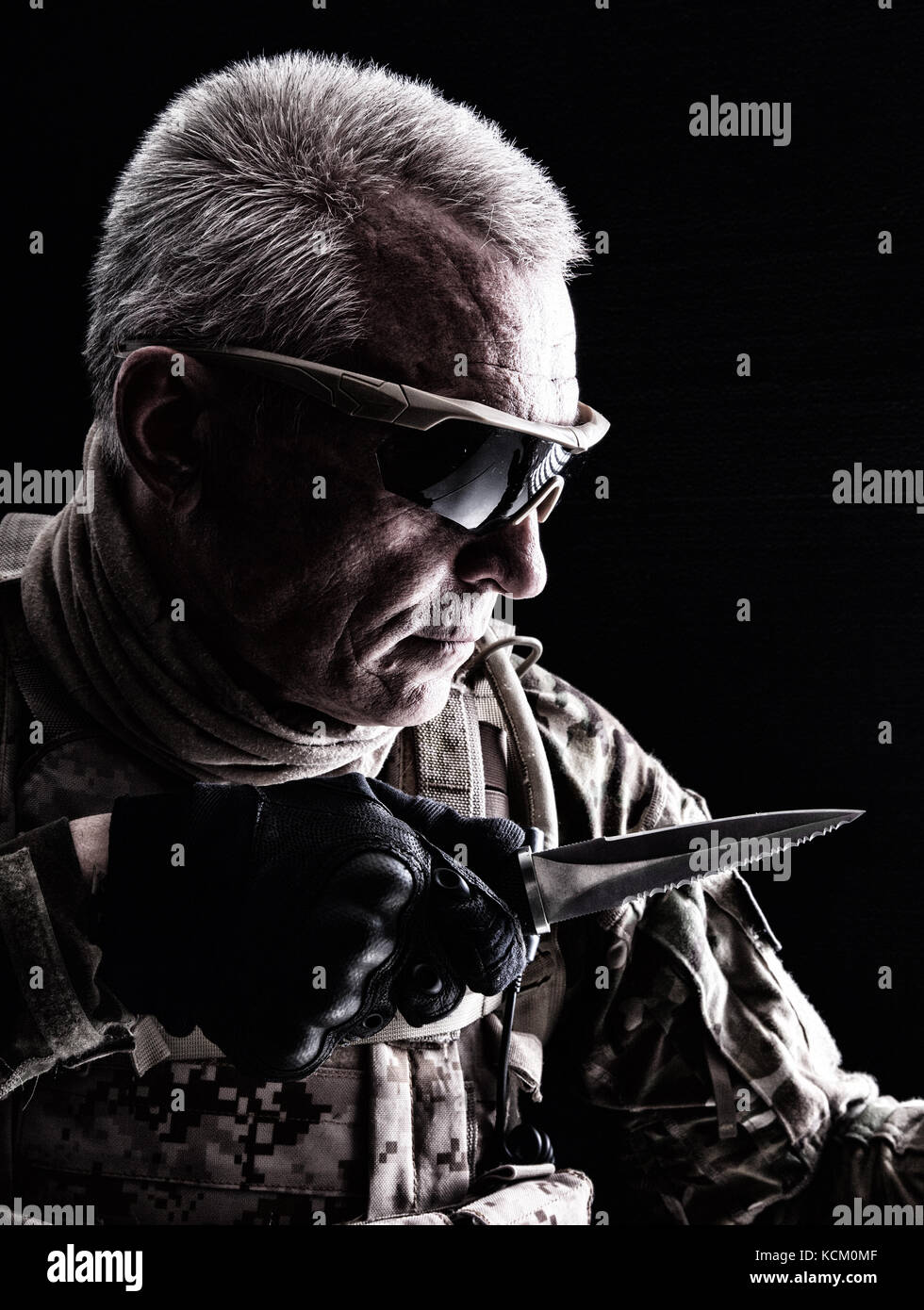 Special Forces Veteran Stock Photo