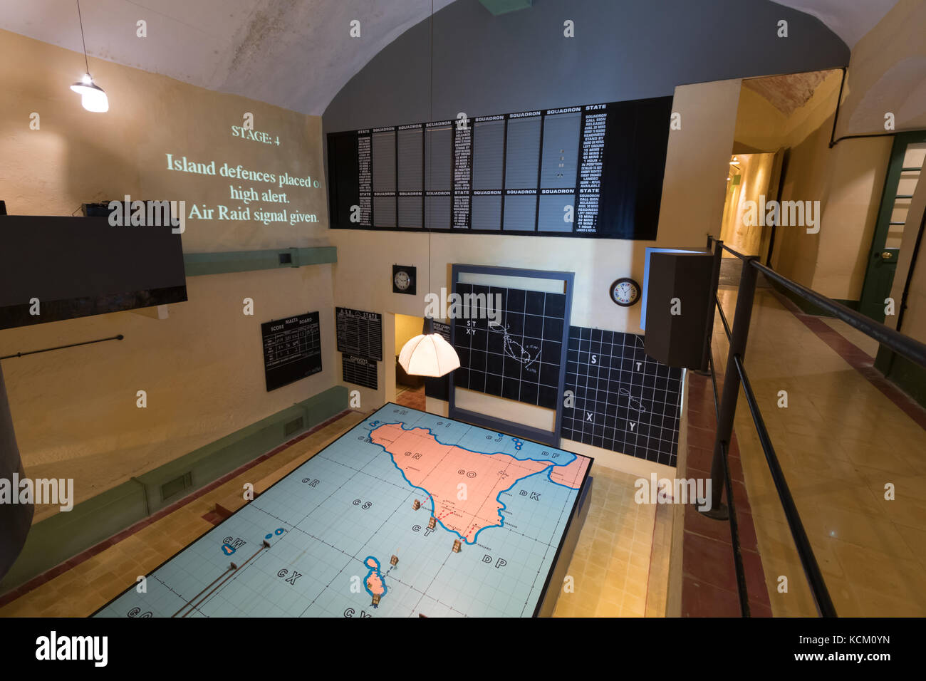 Lascaris War Rooms Valletta Malta Stock Photo