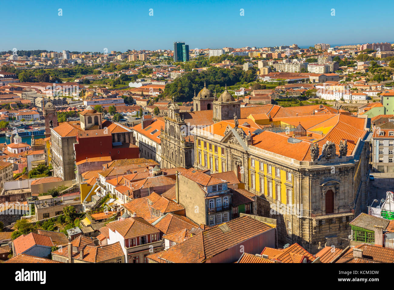 Porto Skyline Portugal Stock Photo Alamy