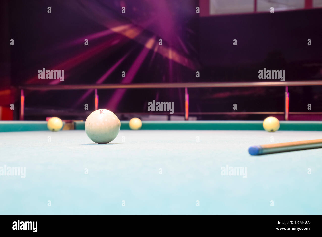 Russian billiards. Playing billiards in a Stock Photo Alamy