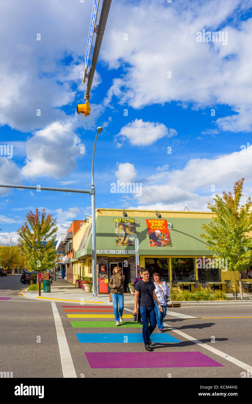Pulp Fiction Coffee House and bookstore, Kelowna, Okanagan Region