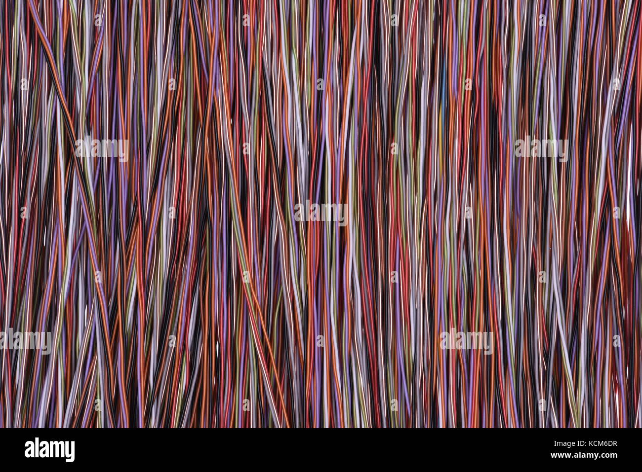 Electrical Colorful Cables and Wires Background Stock Photo - Alamy