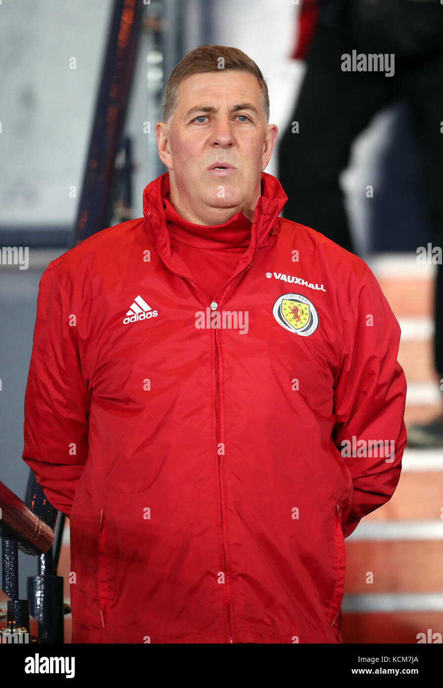 Scotland Assistant Manager Mark Mcghee During The 2018 Fifa World Scotland Assistant Manager Mark Mcghee During The 2018 Fifa World Cup Qualifying Group F Match At Hampden Park Glasgow Press Association Photo