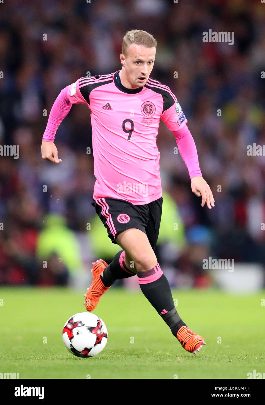 Scotland S Leigh Griffiths During The 2018 Fifa World Cup Qualifying Scotland S Leigh Griffiths During The 2018 Fifa World Cup Qualifying Group F Match At Hampden Park Glasgow Press Association Photo