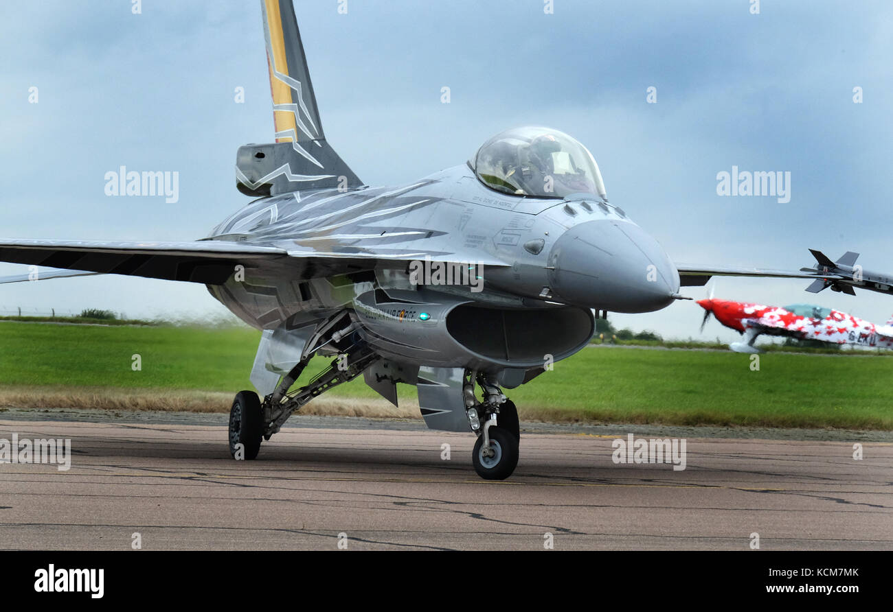 Lockheed martin F16 Fighting Falcon. Stock Photo