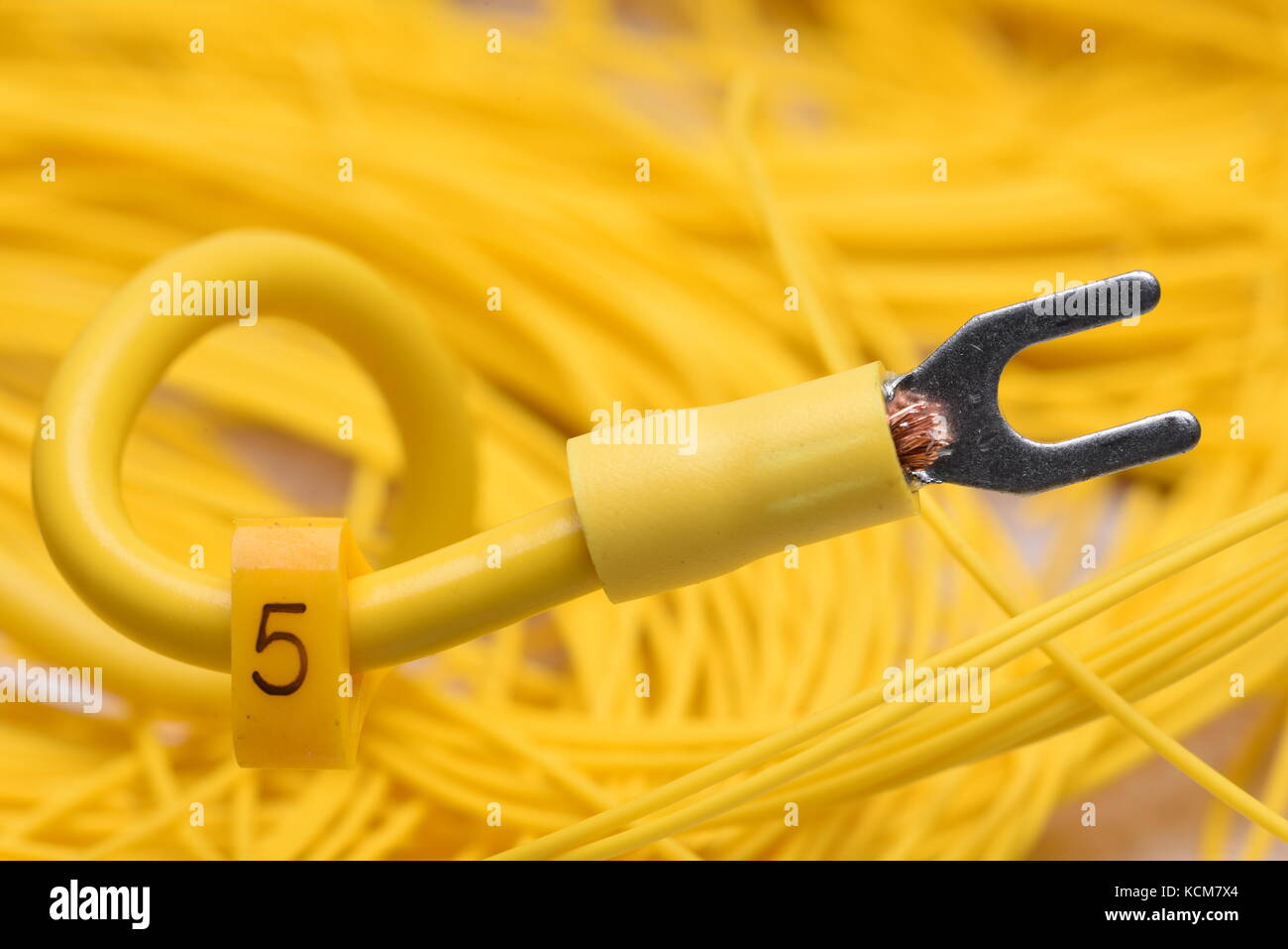 Accessories and cables used in electrical installations Stock Photo Alamy