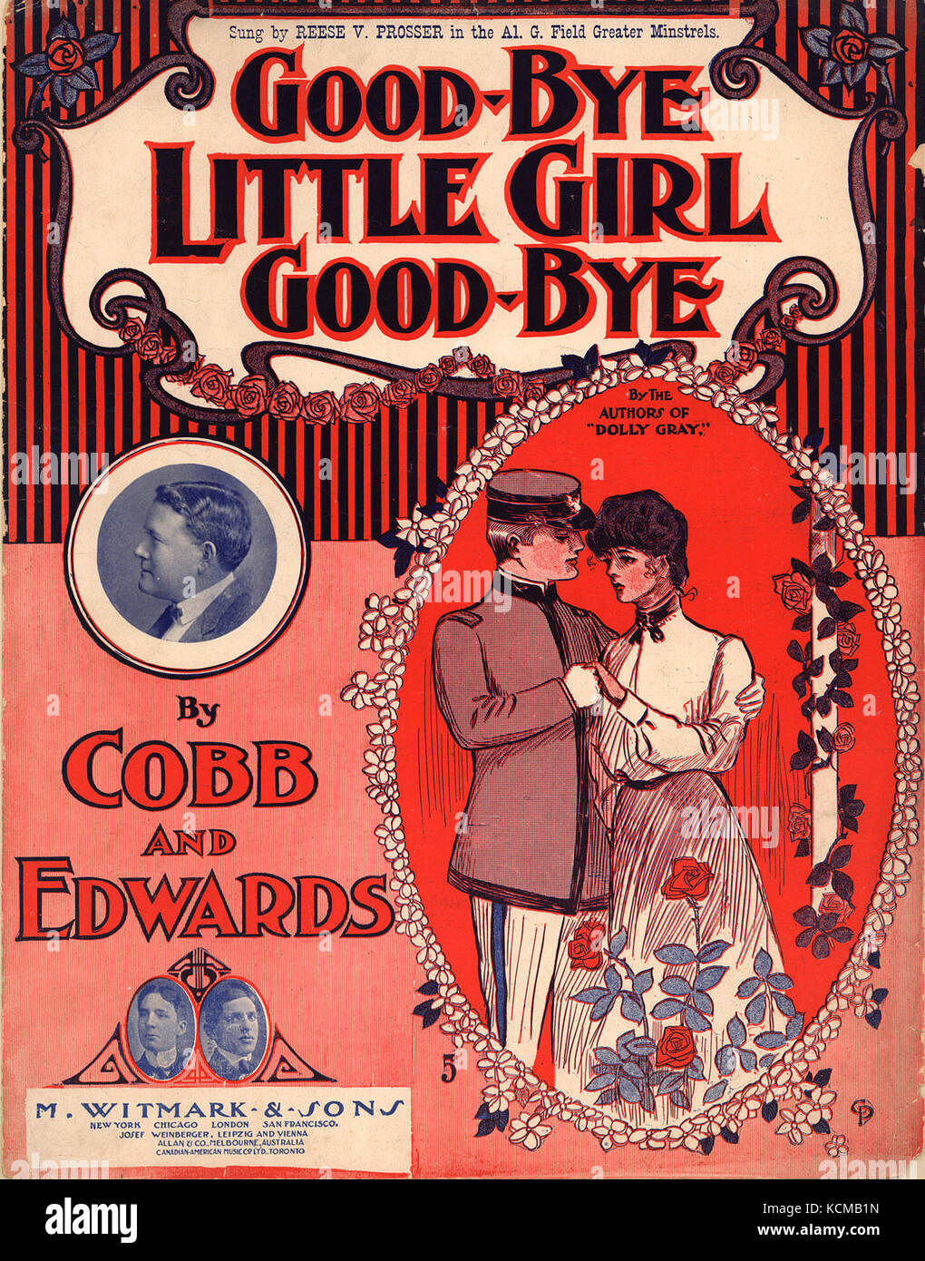 Good Bye Little Girl Good Bye cover Stock Photo Alamy