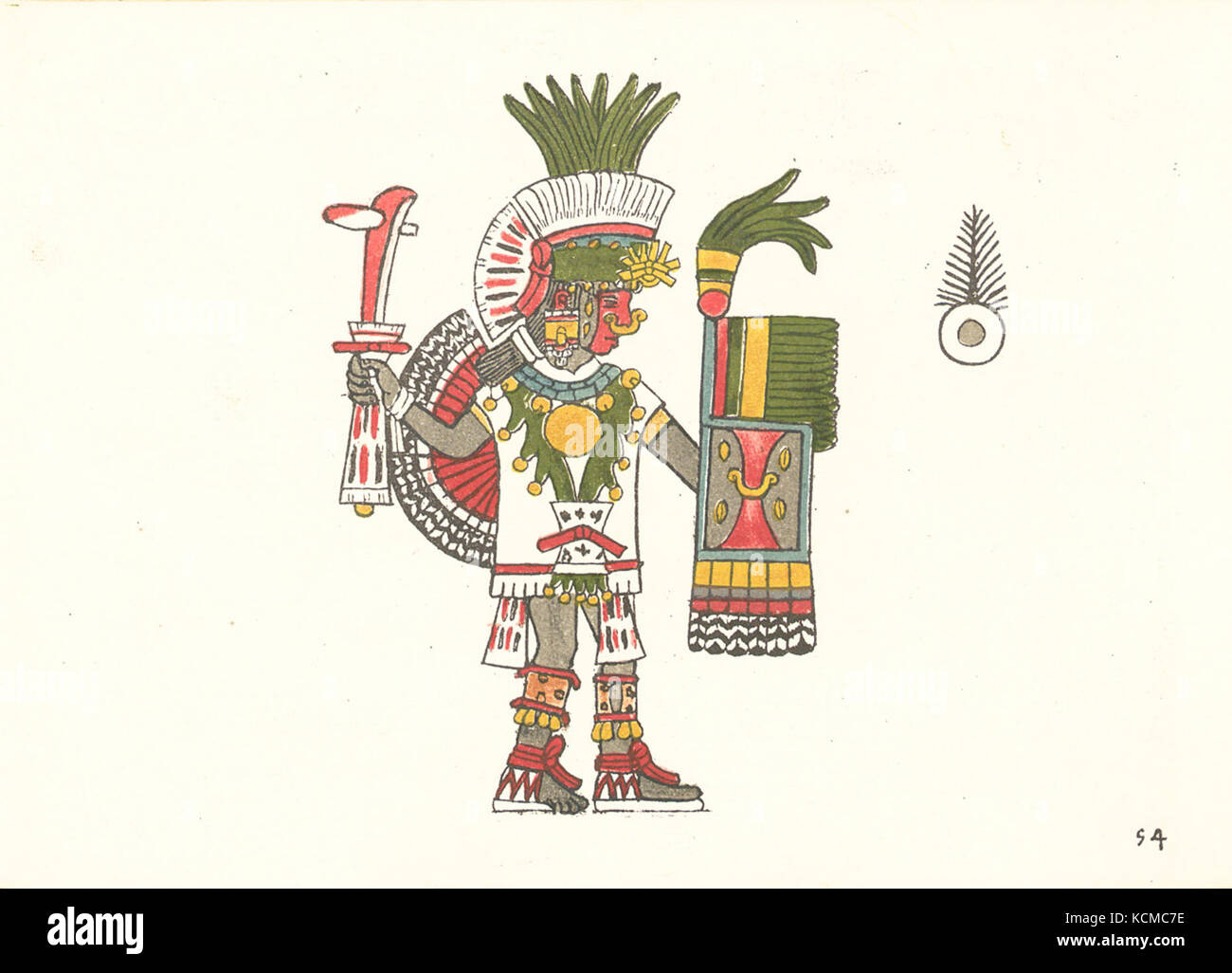 Codex Magliabechiano (folio 54r Stock Photo - Alamy