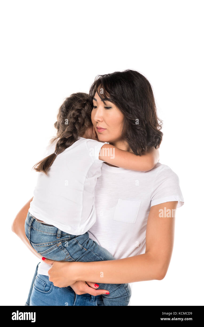 mother hold in hands her daughter Stock Photo - Alamy