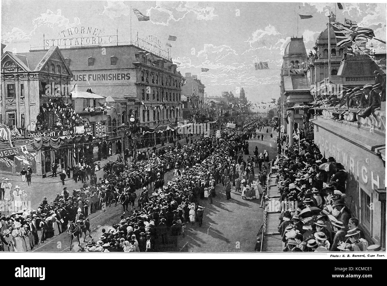 Location of south african cities Black and White Stock Photos & Images ...