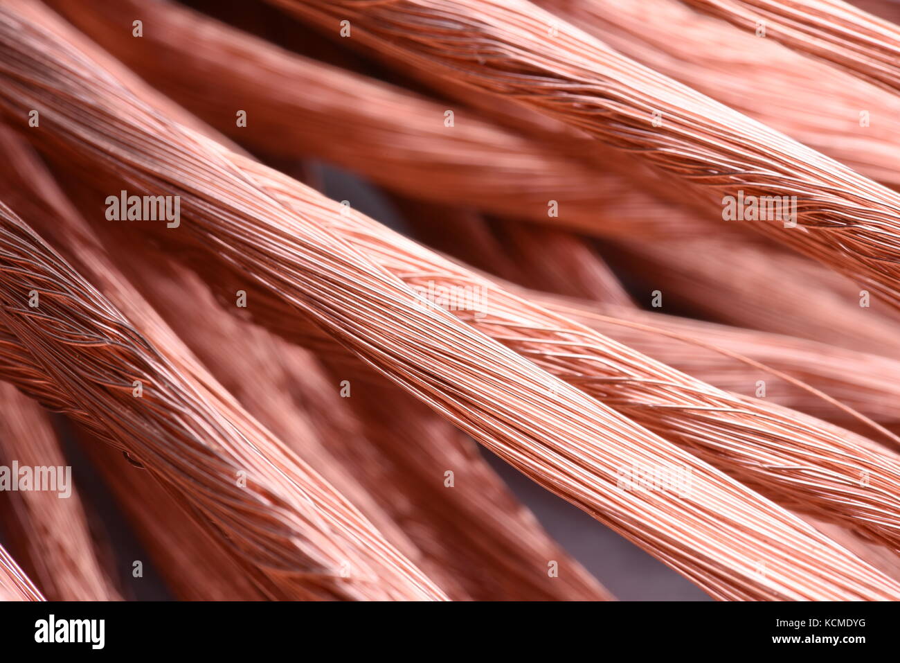 Copper wire secondary raw material Stock Photo Alamy