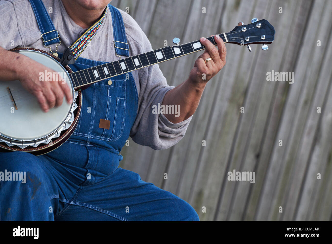 Banjo Player Stock Photo