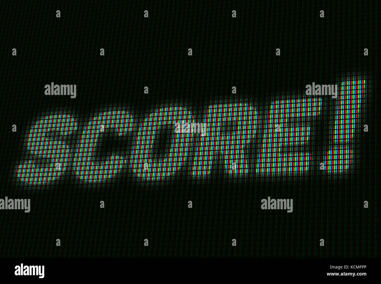 Score on the LED Scoreboard Screen Stock Photo - Alamy