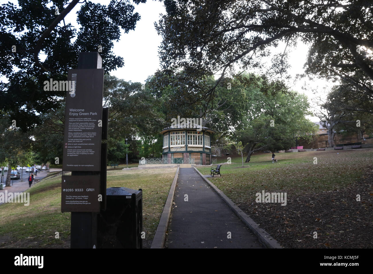 Green Park, Darlinghurst in Sydney, Australia Stock Photo