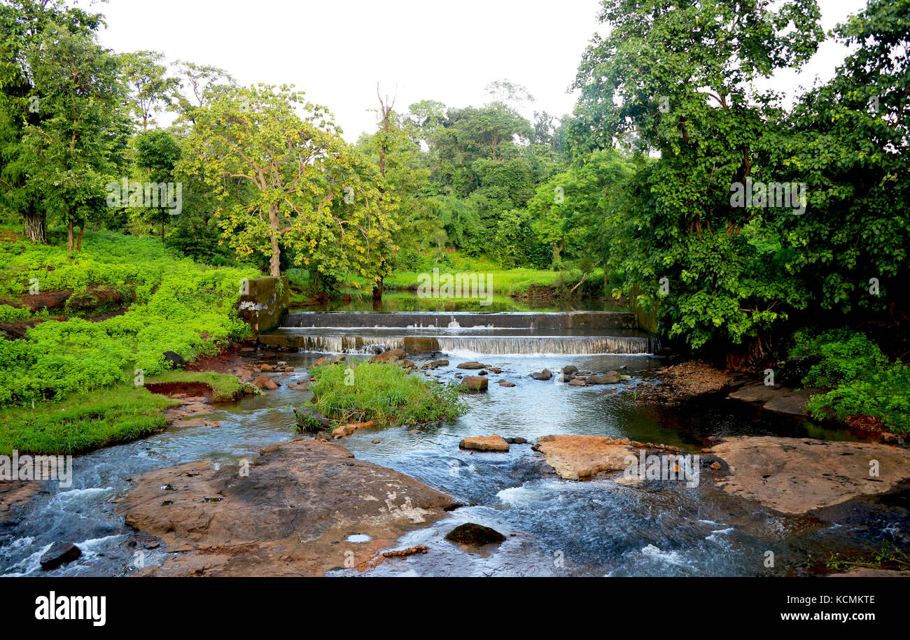 small-water-flow-stock-photo-alamy