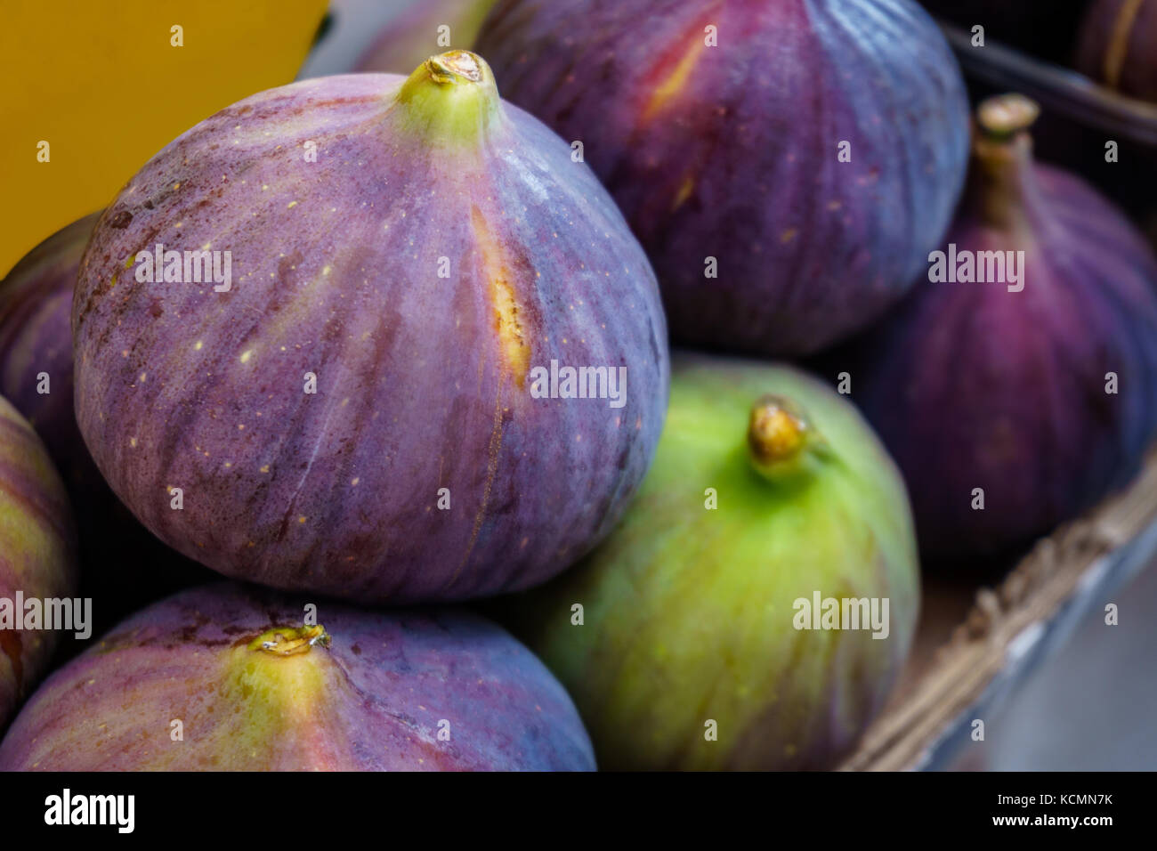 fresh figs for sale at a market Stock Photo Alamy