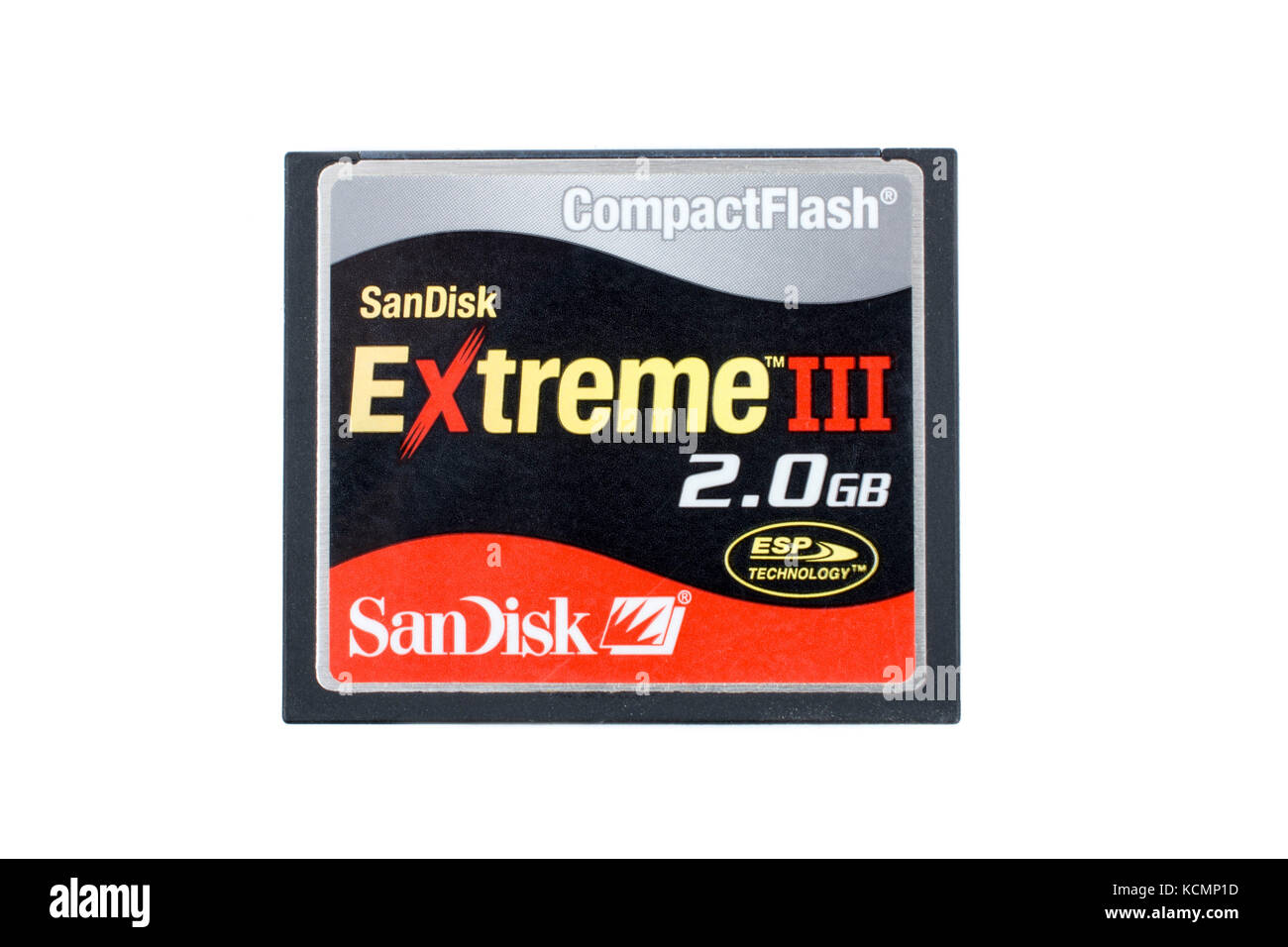 Carte mémoire Compact Flash CF Lecteur Sandisk Extreme III 4Go Carte  Mémoire Photo Stock - Alamy