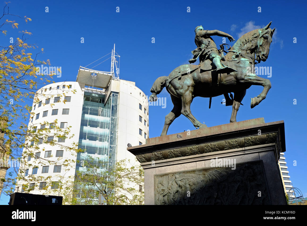 The famous statue of Edward of Woodstock, aka Edward the Black Prince