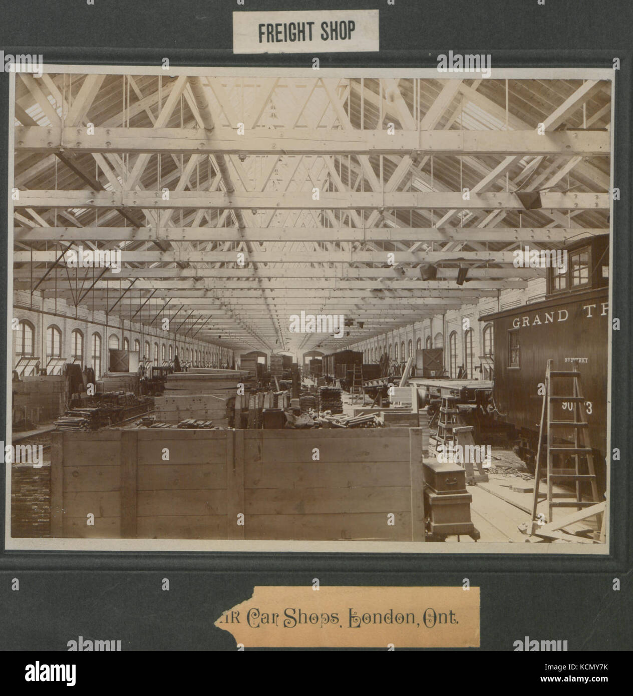 Freight shop, Grand Trunk car works, London, Ontario (HS85 10 20773