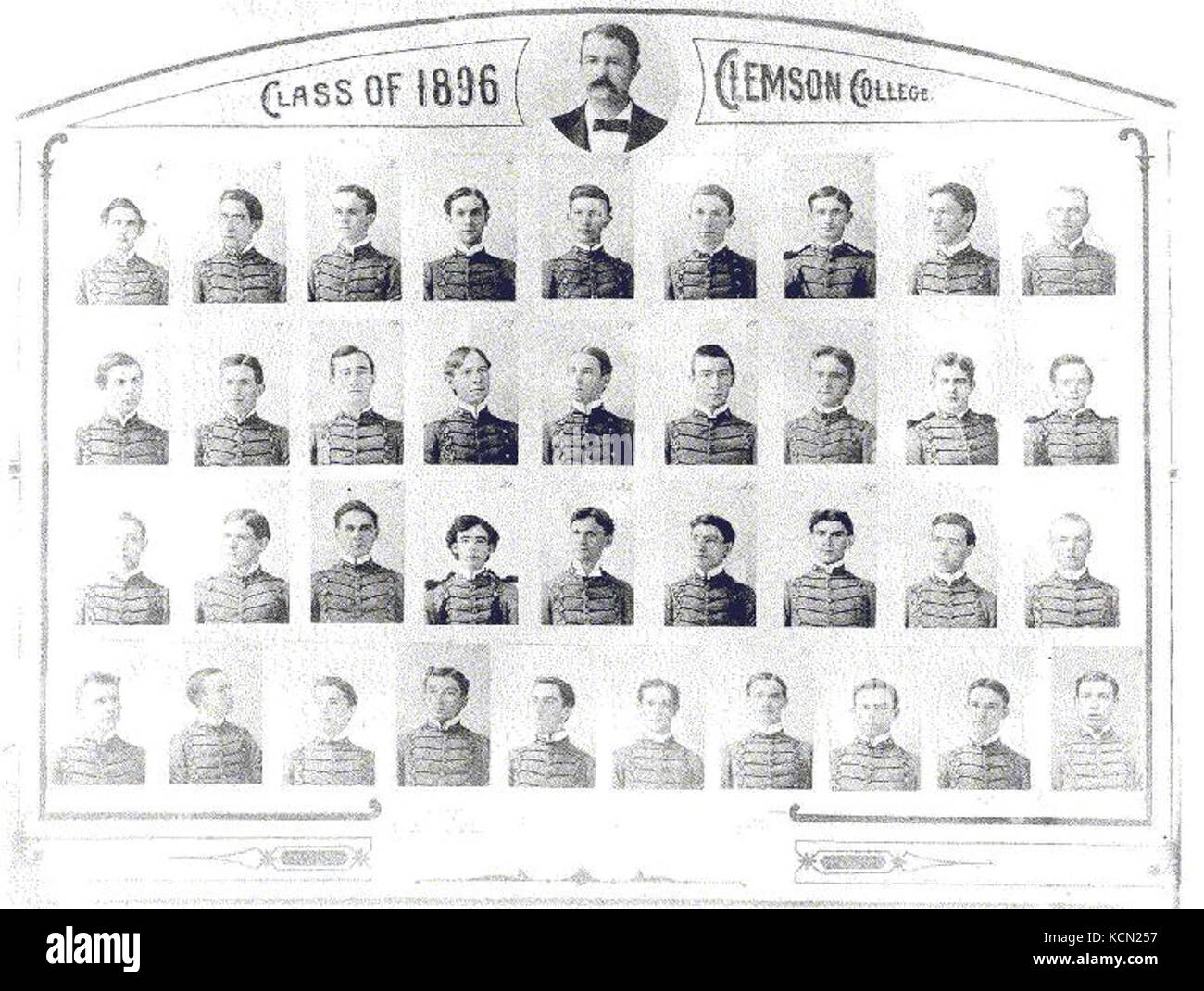 Clemson class of 1896 Stock Photo Alamy