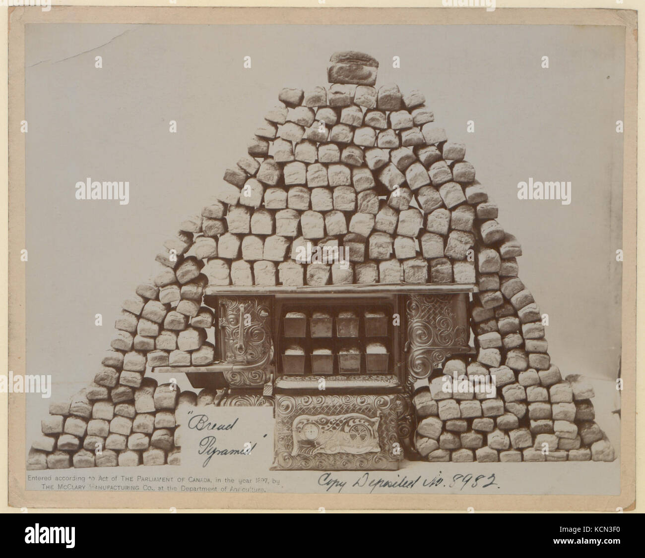 Bread pyramid (HS85 10 8982 Stock Photo - Alamy
