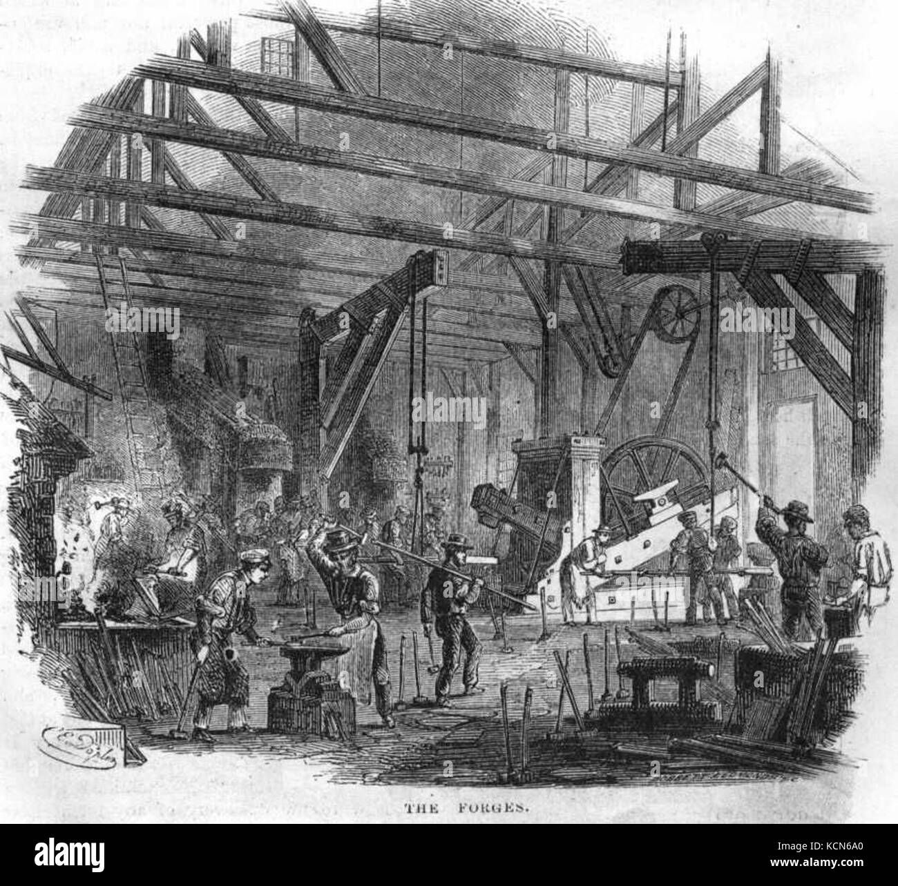 at the Novelty Iron Works Stock Photo Alamy