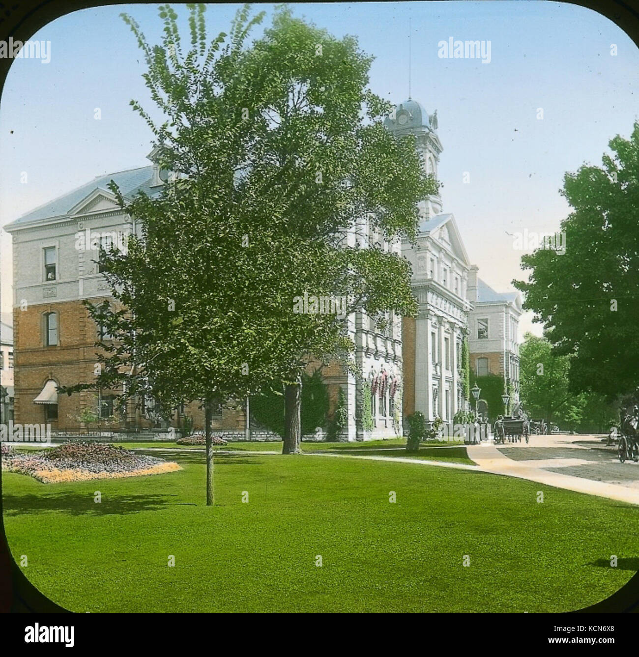 Hand coloured photo of Normal School Stock Photo - Alamy