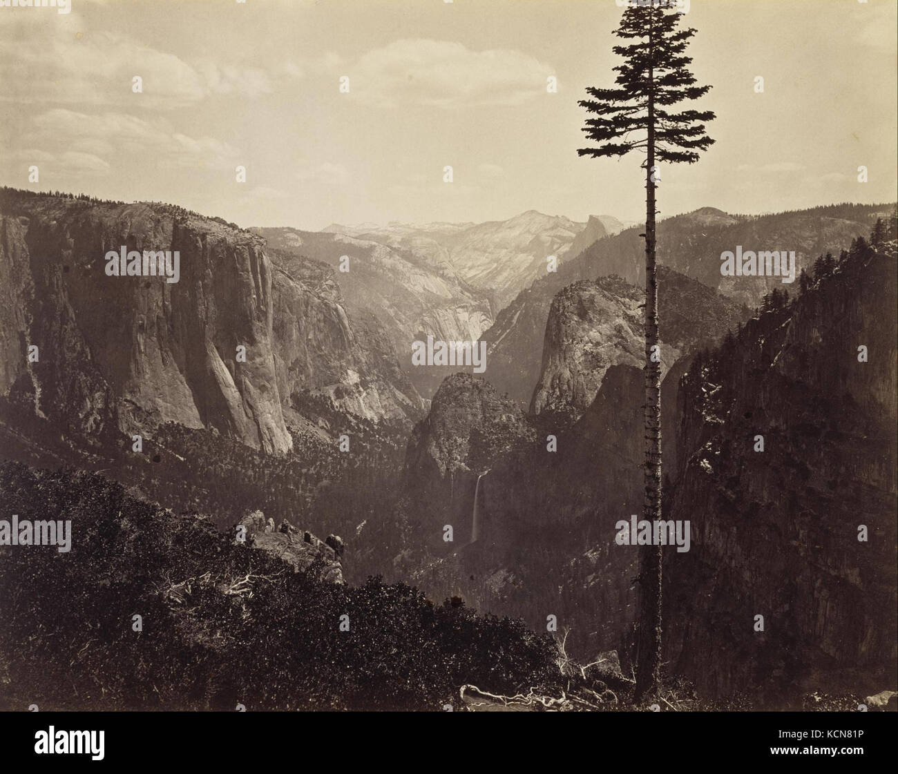 Carleton Emmons Watkins   Yosemite Valley Stock Photo
